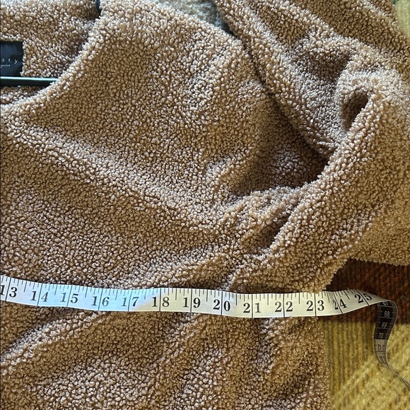 Sanctuary Crafted & Tailored Snap Front Teddy Coat Sherpa Jacket Faux Fur SZ XL - Picture 4 of 9